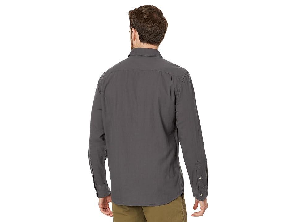 Faherty Sunwashed Chambray Shirt (Washed Charcoal) Men's Jacket Product Image