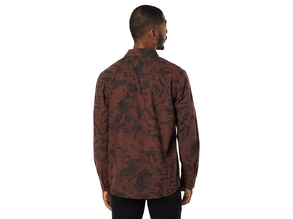 Volcom Tie-Dye Long Sleeve Flannel Men's Clothing Product Image