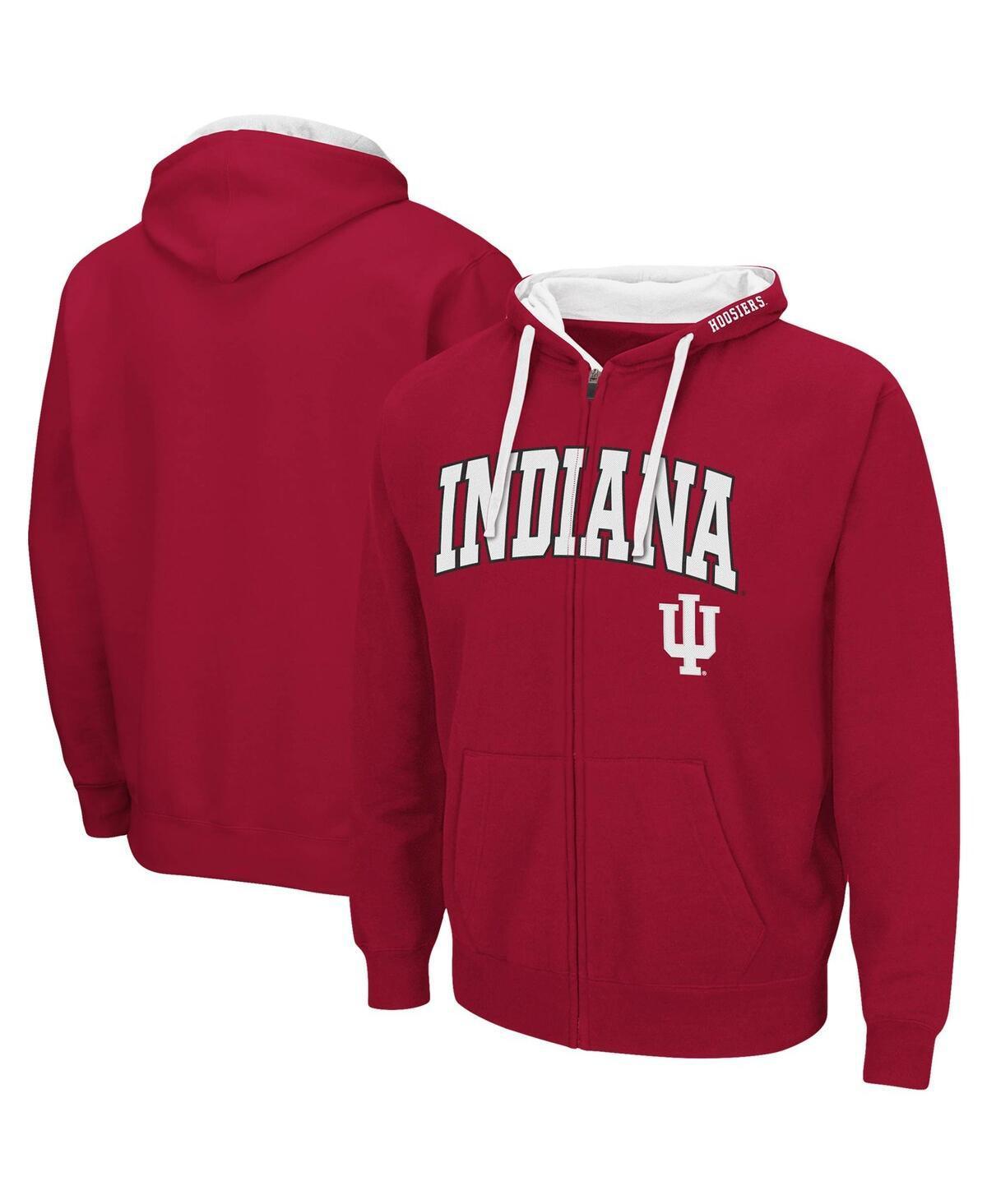 Men's Colosseum Black Iowa Hawkeyes Big & Tall Full-Zip Hoodie, Size: 6XB Product Image