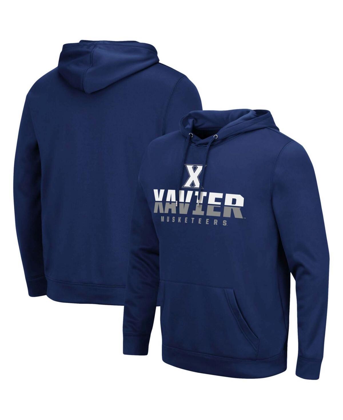 Mens Colosseum Navy Kent State Golden Flashes Lantern Pullover Hoodie Knt Blue Product Image