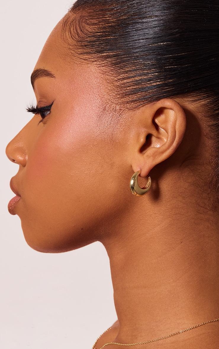 Gold Plated Abstract Multipack Hoop Earrings Product Image