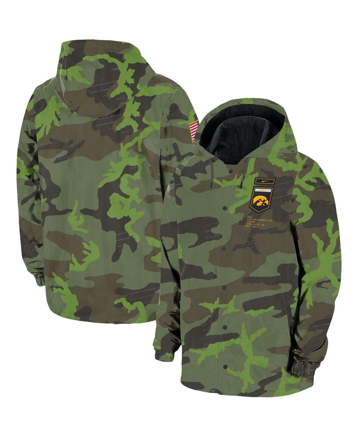 Men's Nike Camo Alabama Crimson Tide Hoodie Full-Snap Jacket, Size: 2XL, Green Product Image