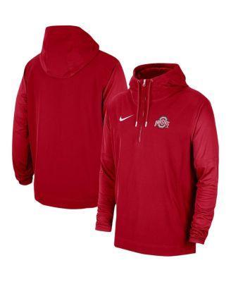 Mens Nike West Virginia Mountaineers 2023 Coach Half-Zip Hooded Jacket Blue Product Image