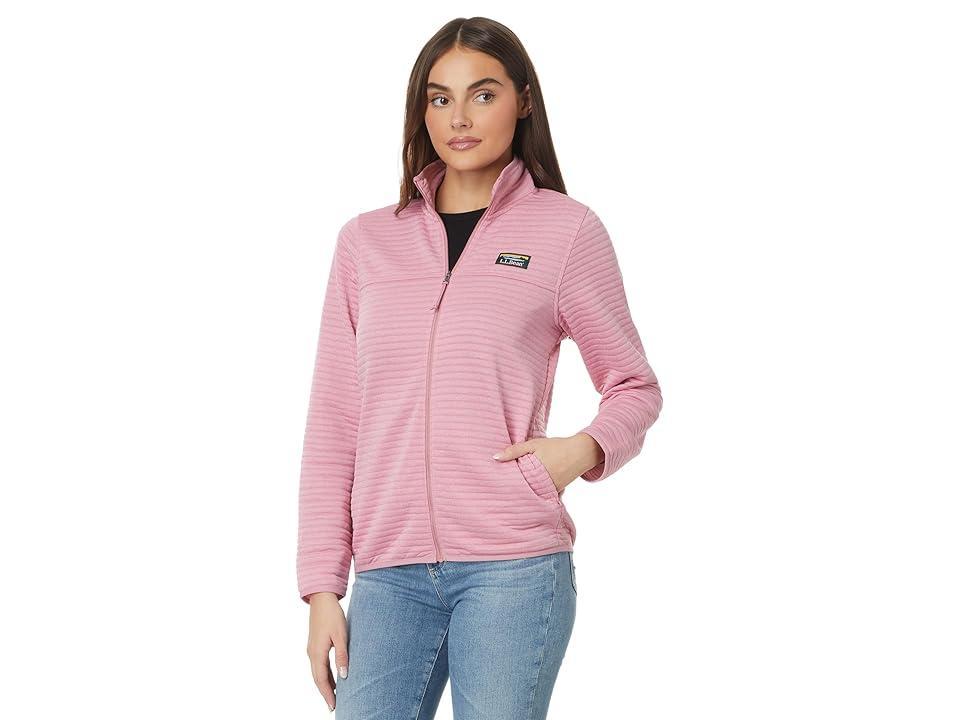 L.L.Bean Airlight Full Zip Jacket (Dark Periwinkle) Women's Sweatshirt Product Image