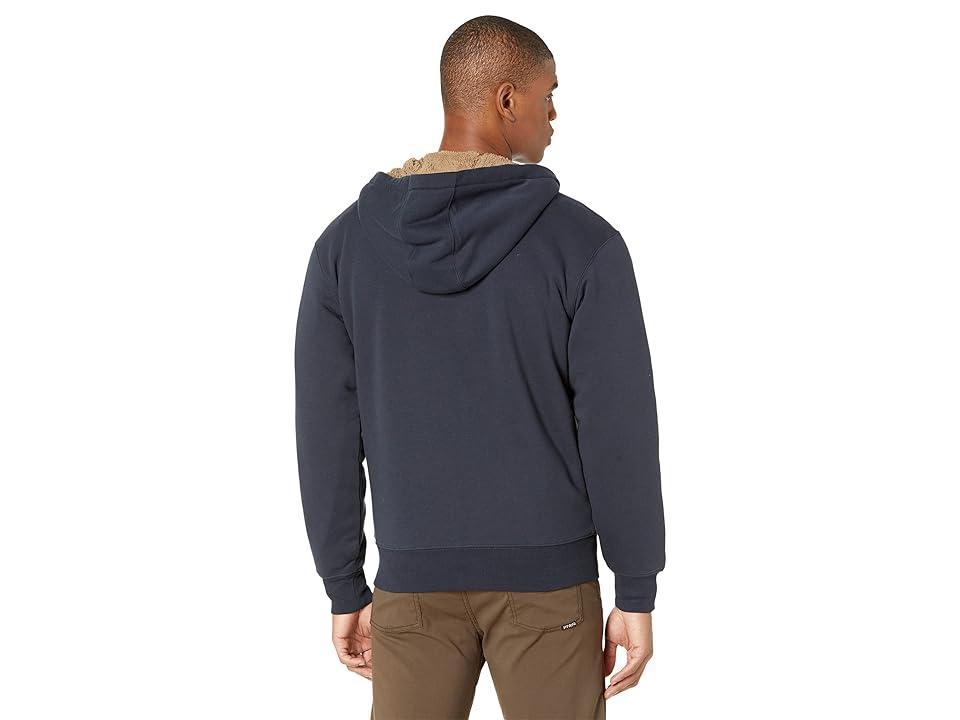 Men's Dickies Fleece-Lined Zip-Front Hoodie, Size: XXL, Dark Blue Product Image