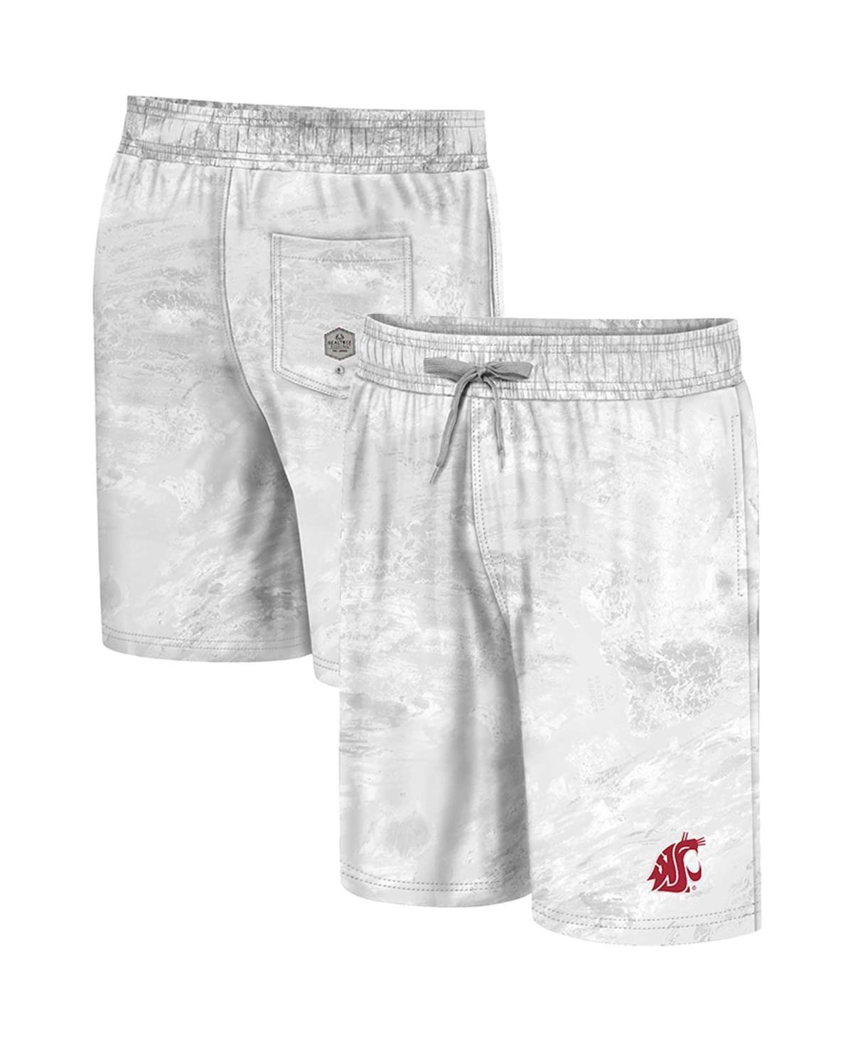 Men's Colosseum White Washington State Cougars Realtree Aspect Ohana Swim Shorts, Size: Large, Wsc White Product Image