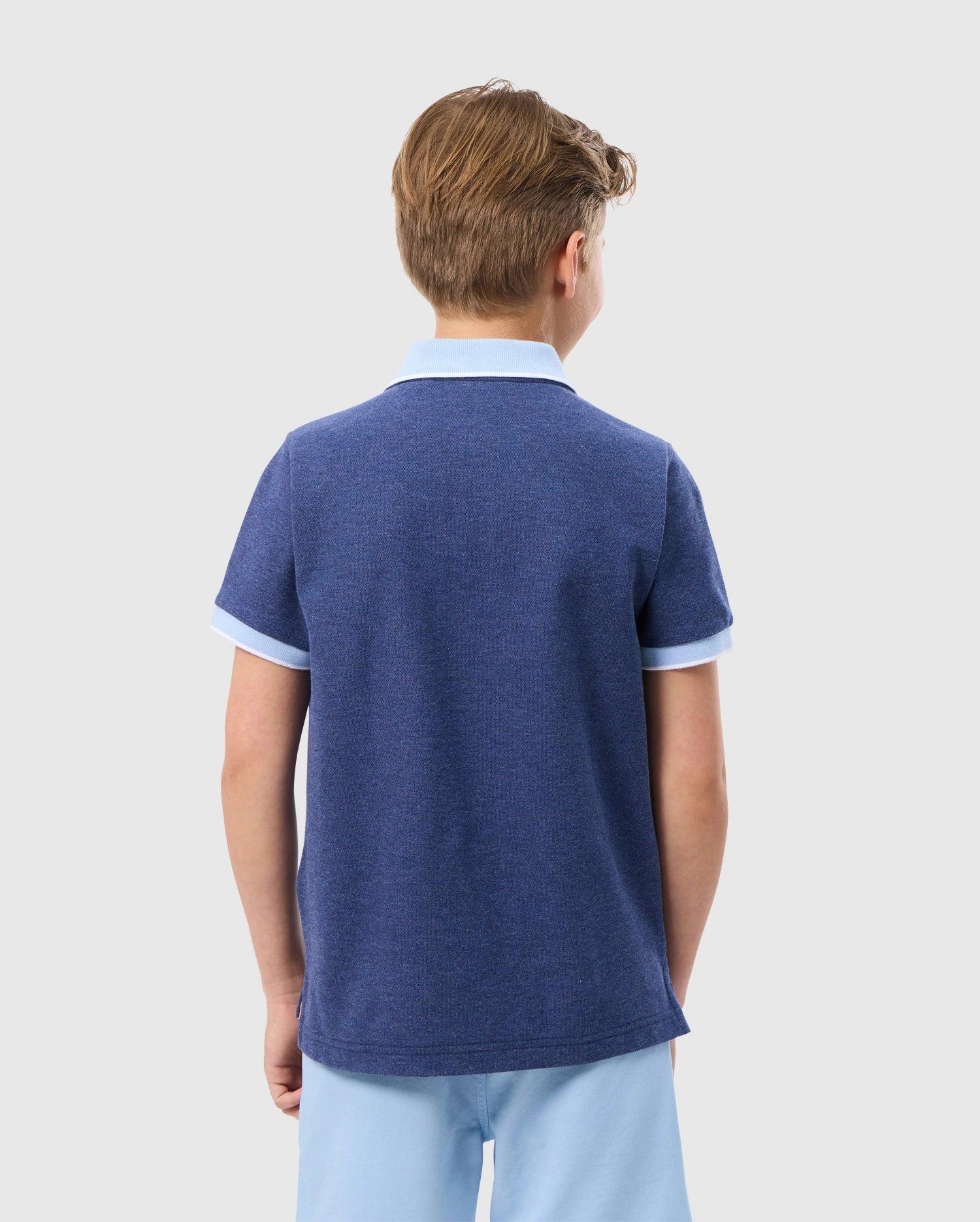 KIDS RIVIERA PIQUE POLO SHIRT - B0K640C200 Product Image