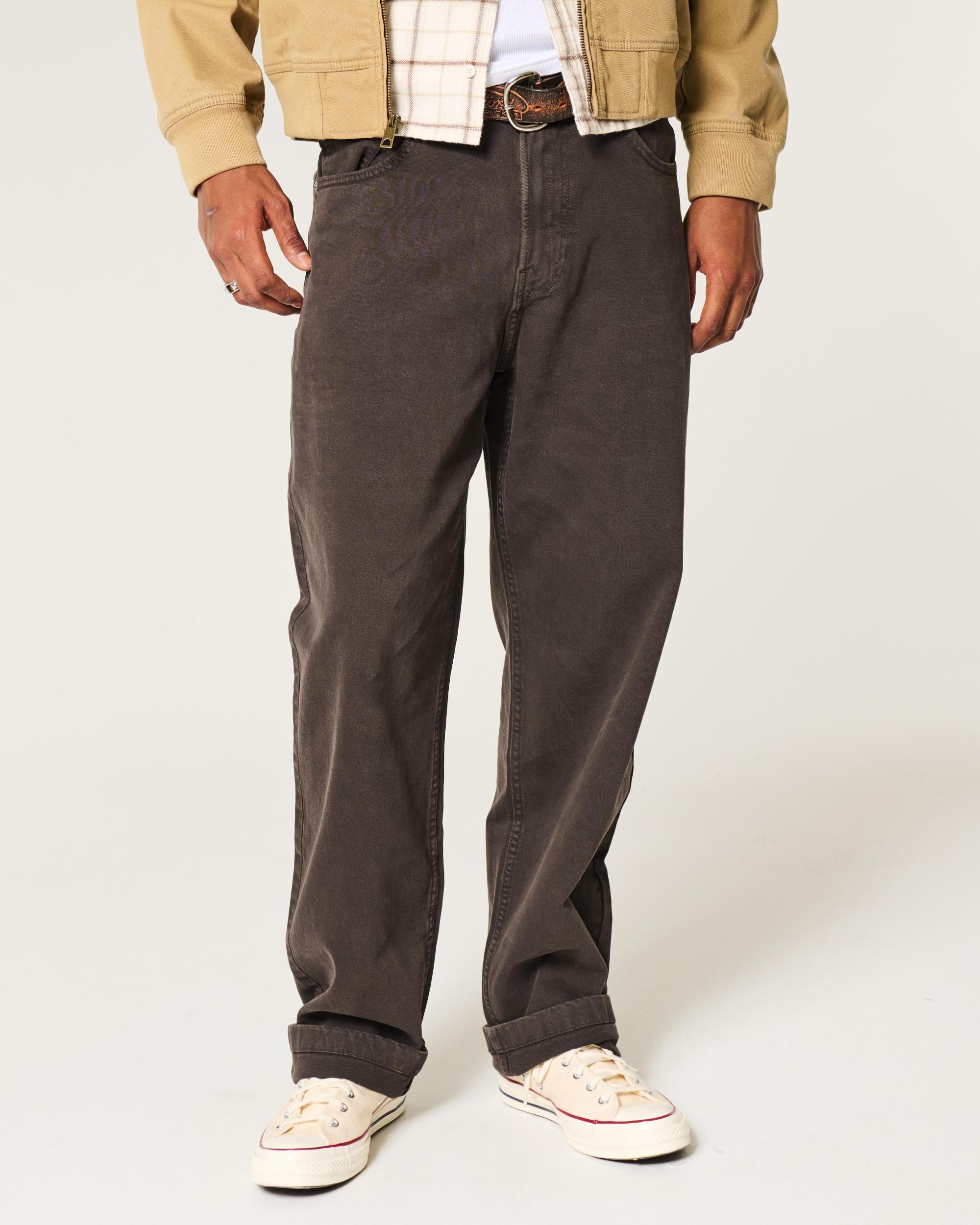 Railroad Stripe Baggy Painter Jeans Product Image