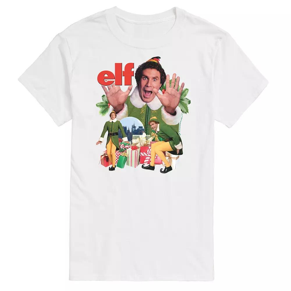 Big & Tall Elf Merch Graphic Tee, Mens Product Image