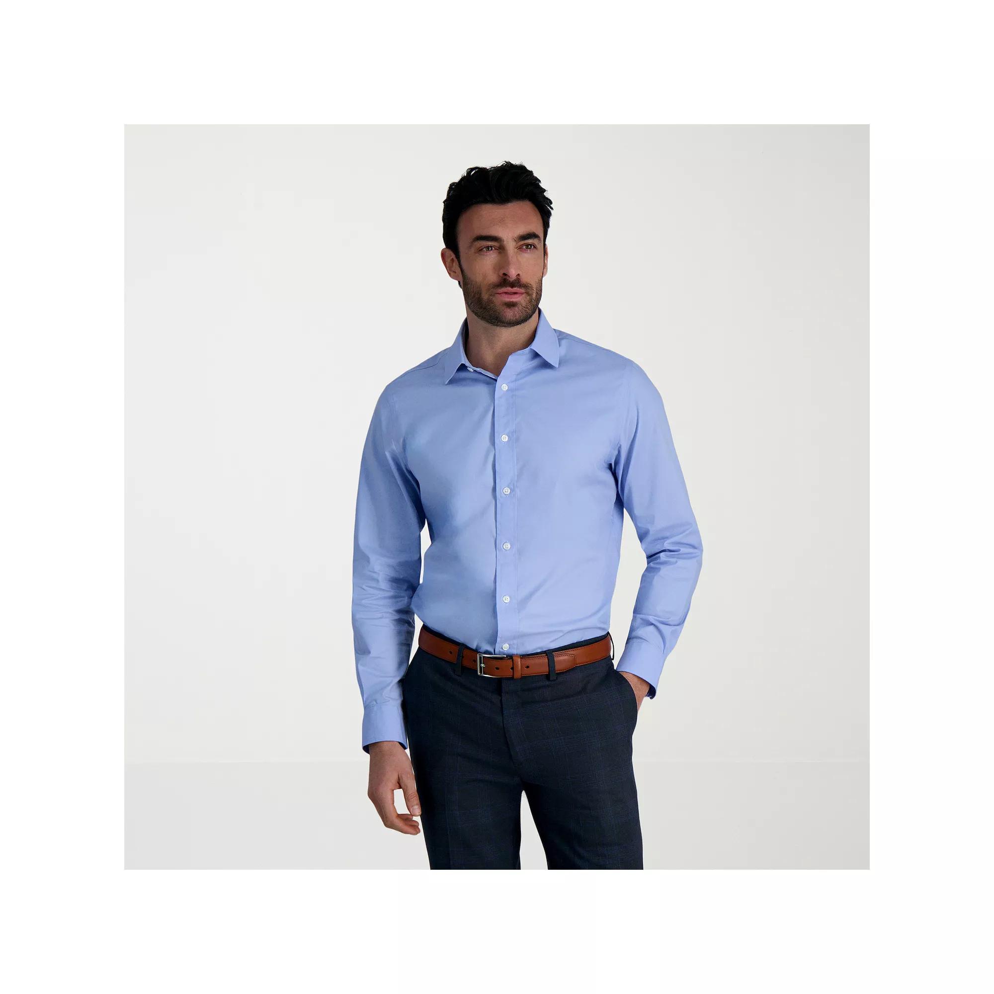 Mens Haggar Premium Comfort Classic Fit Dress Shirt Purple Product Image