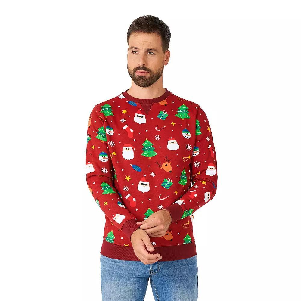 Men's Festivity Red Christmas Sweater, Size: XXL Product Image