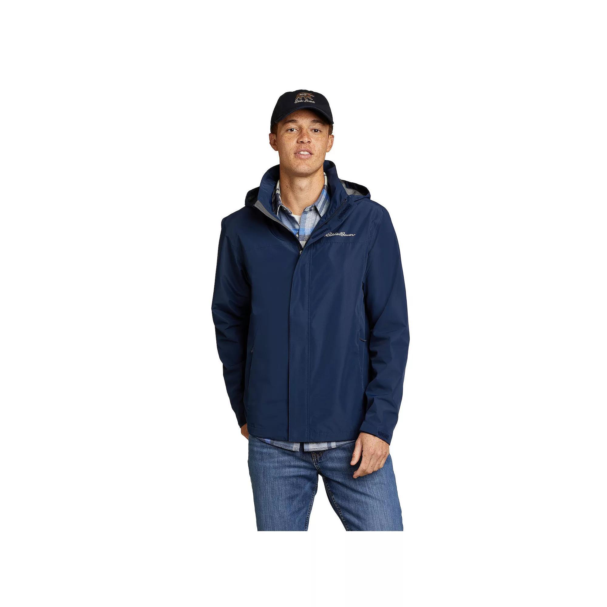 Men's Eddie Bauer Packable Rainfoil Jacket, Size: Small, Black Product Image
