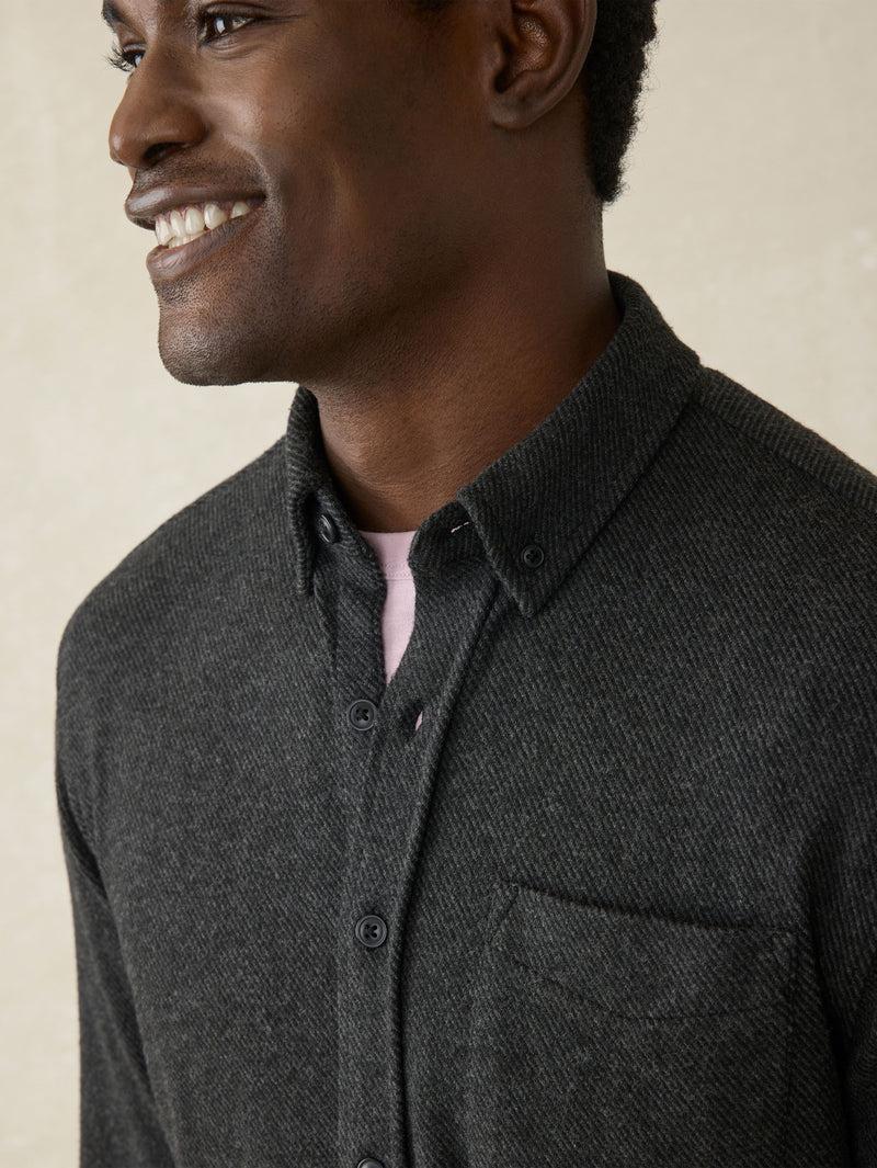 Legend™ Sweater Shirt (Single Pocket) - Heathered Black Twill Product Image