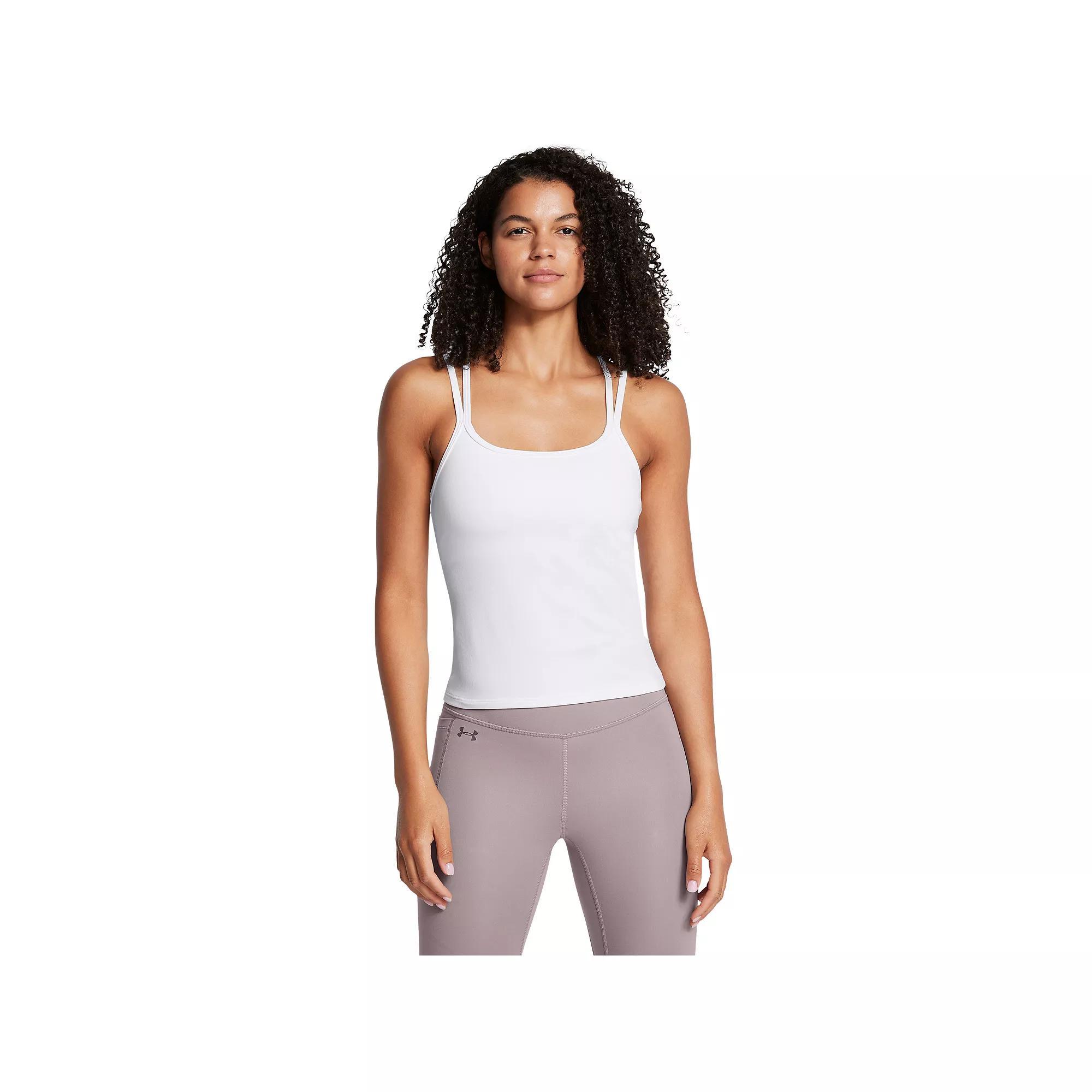 Women's Under Armour Motion Strappy Tank Top, Size: XS, White White Product Image
