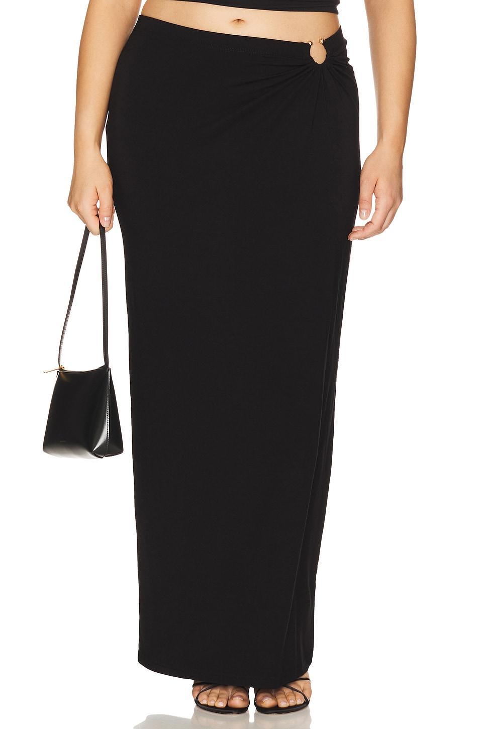 Stretch Jersey Maxi Skirt Good American Product Image
