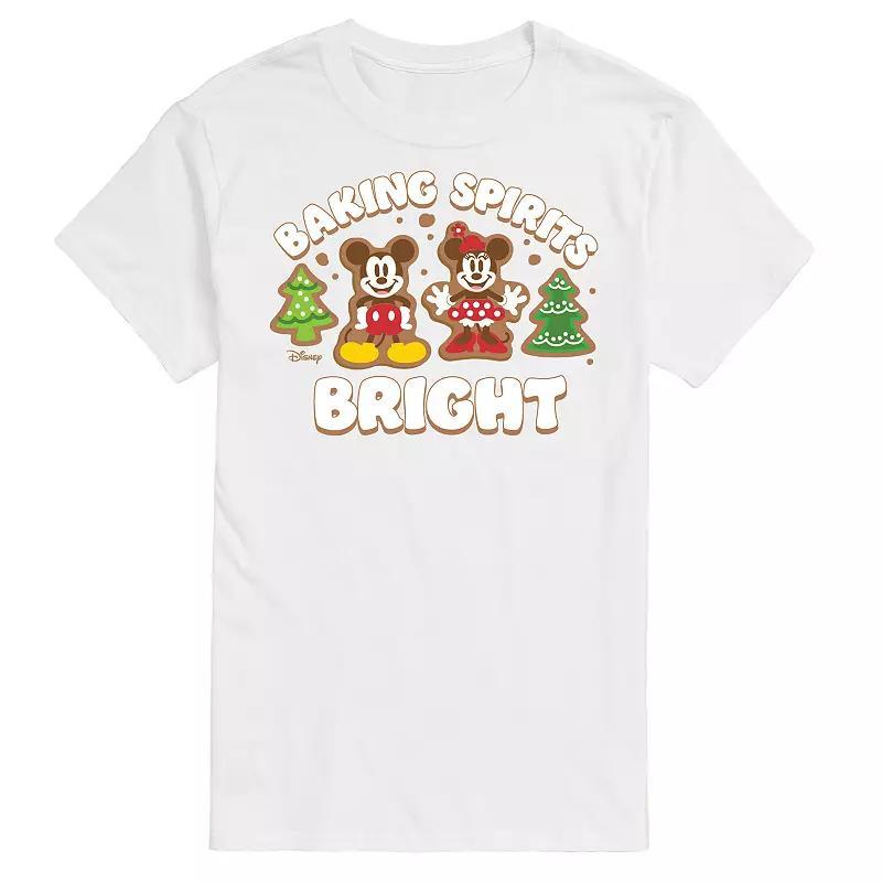 Disneys Mickey & Minnie Mouse Mens Baking Spirits Bright Graphic Tee Product Image