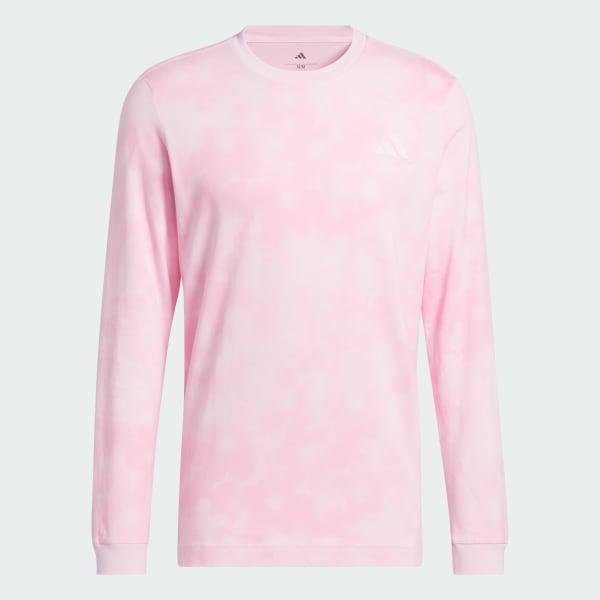 adidas Long Sleeve Tech Tee Glow Blue S Mens Product Image