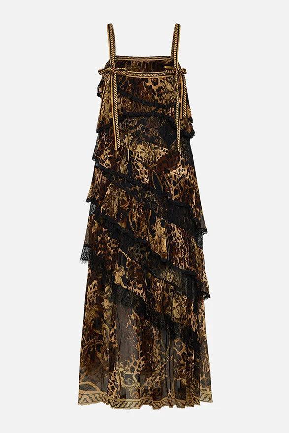 CAMILLA Asymmetric Spliced Lace Dress Product Image