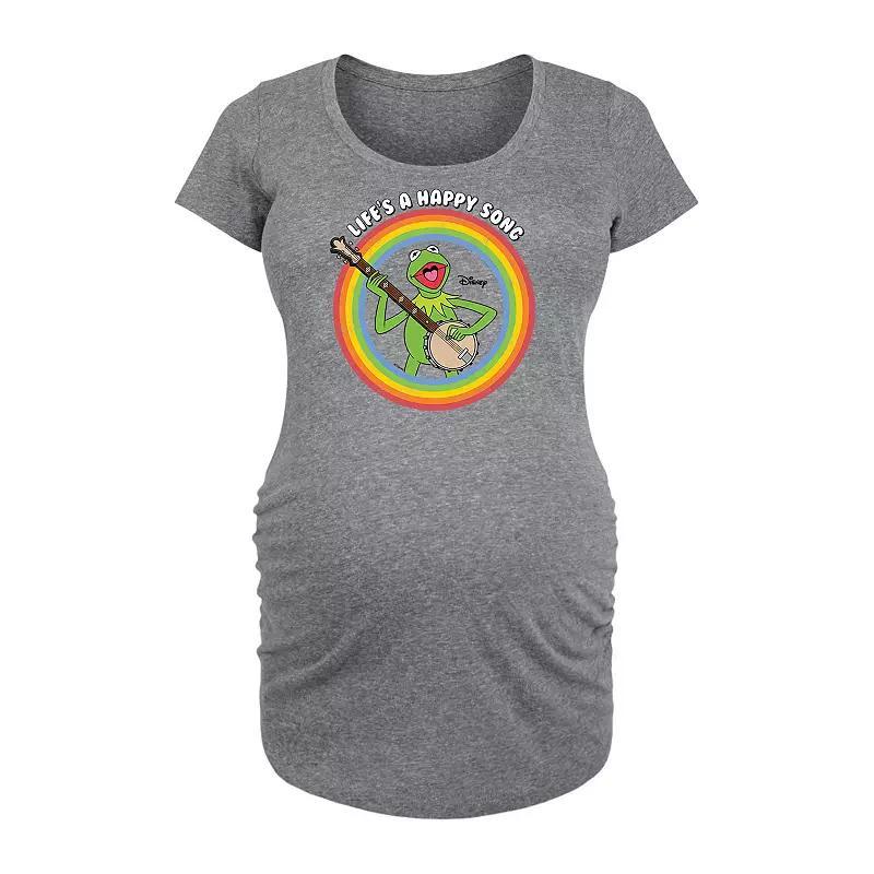 Maternity Dr. Seuss Eggs And Ham Graphic Tee, Womens Grey Gray Product Image