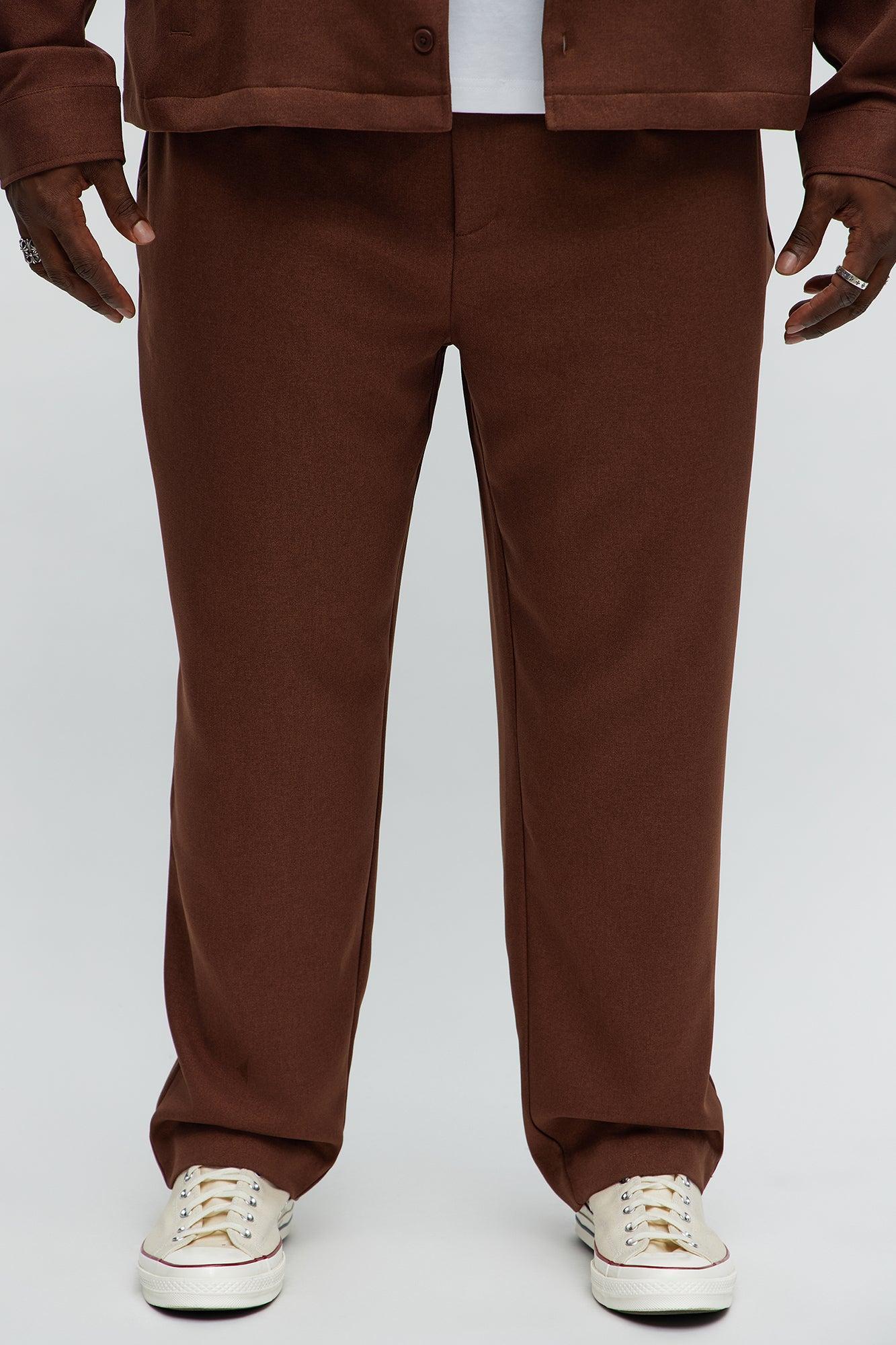 Slim Mara Hybrid Trousers - Brown Product Image