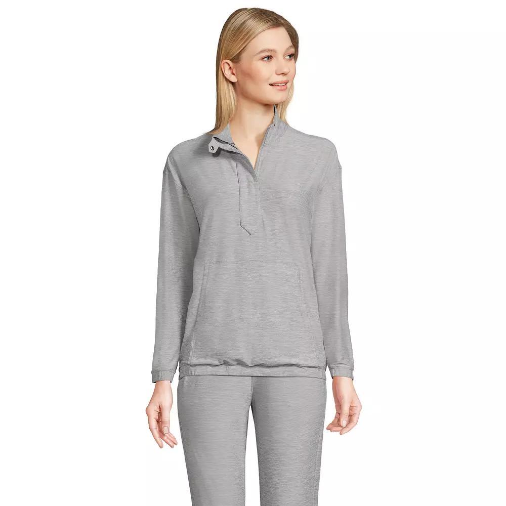 Womens Lands End Performance UPF 50 Quarter Zip Pullover Product Image