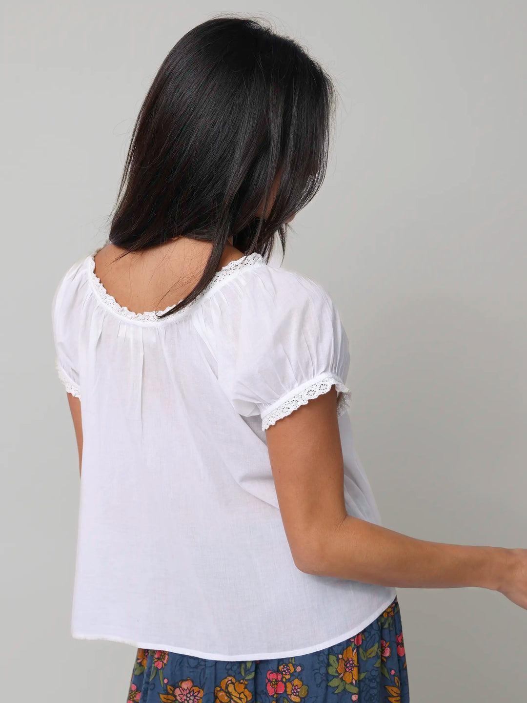 Sweet Nothings Embroidered Cotton Top Product Image