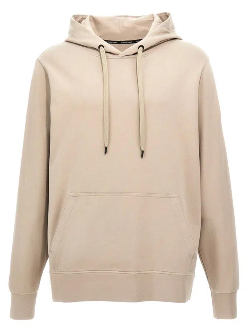 CANADA GOOSE Huron Drawstring Hoodie In Beige Product Image