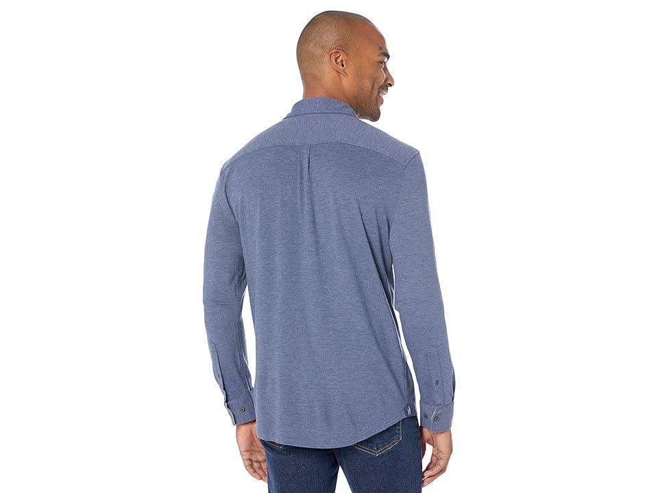 johnnie-O Jeffery Heather Pique Shirt (Wake) Men's Clothing Product Image