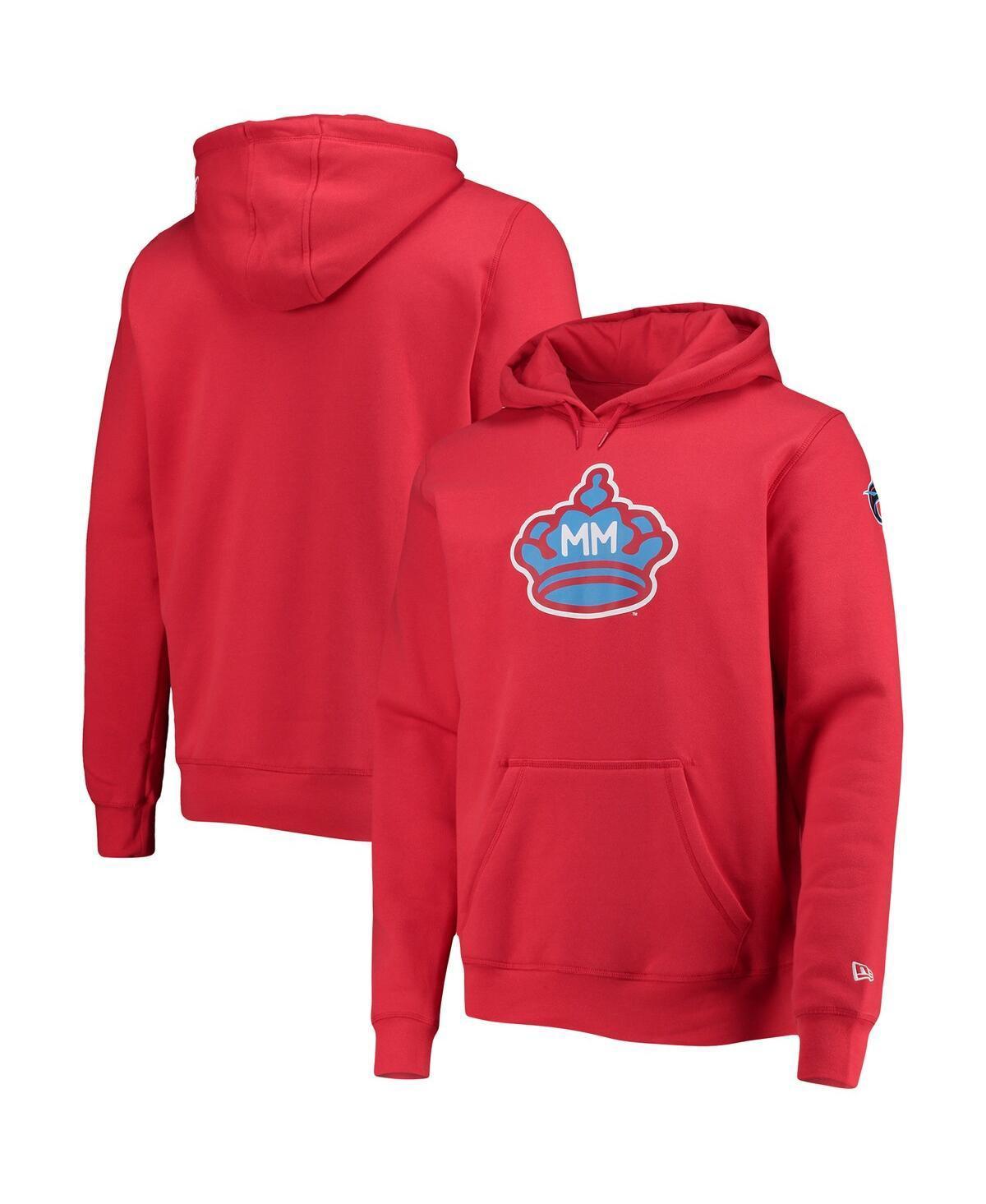 Men's New Era Red Miami Marlins City Connect Pullover Hoodie, Size: 2XL Product Image