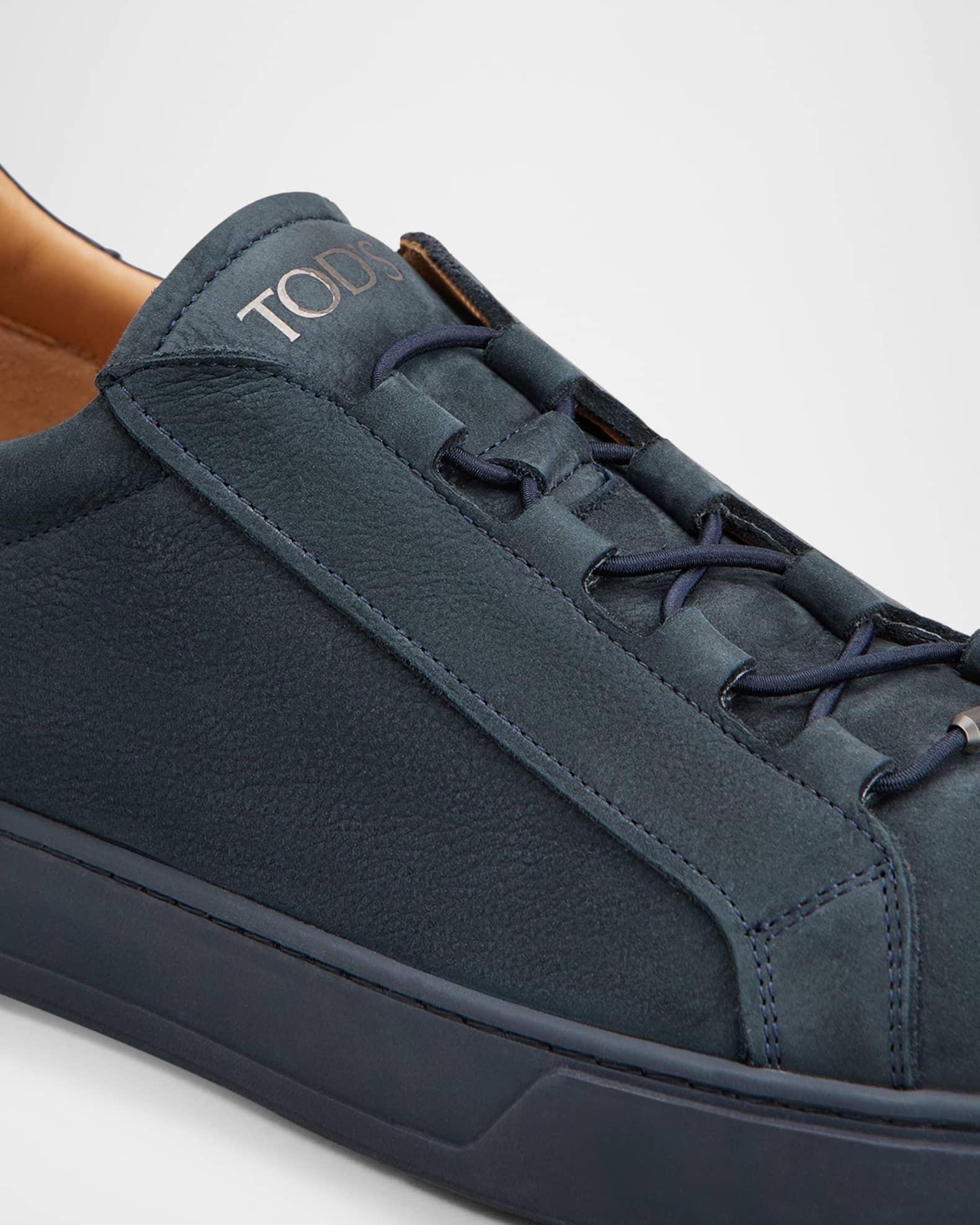 Men's Sportivo Elastico Leather Low-Top Sneakers Product Image