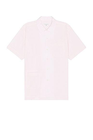 Engineered Garments Camp Shirt Orange,Teal. (also in M). Product Image