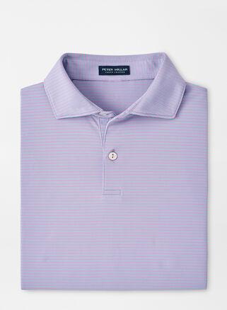 Men's Ambrose Stripe Performance Jersey Polo Shirt Product Image