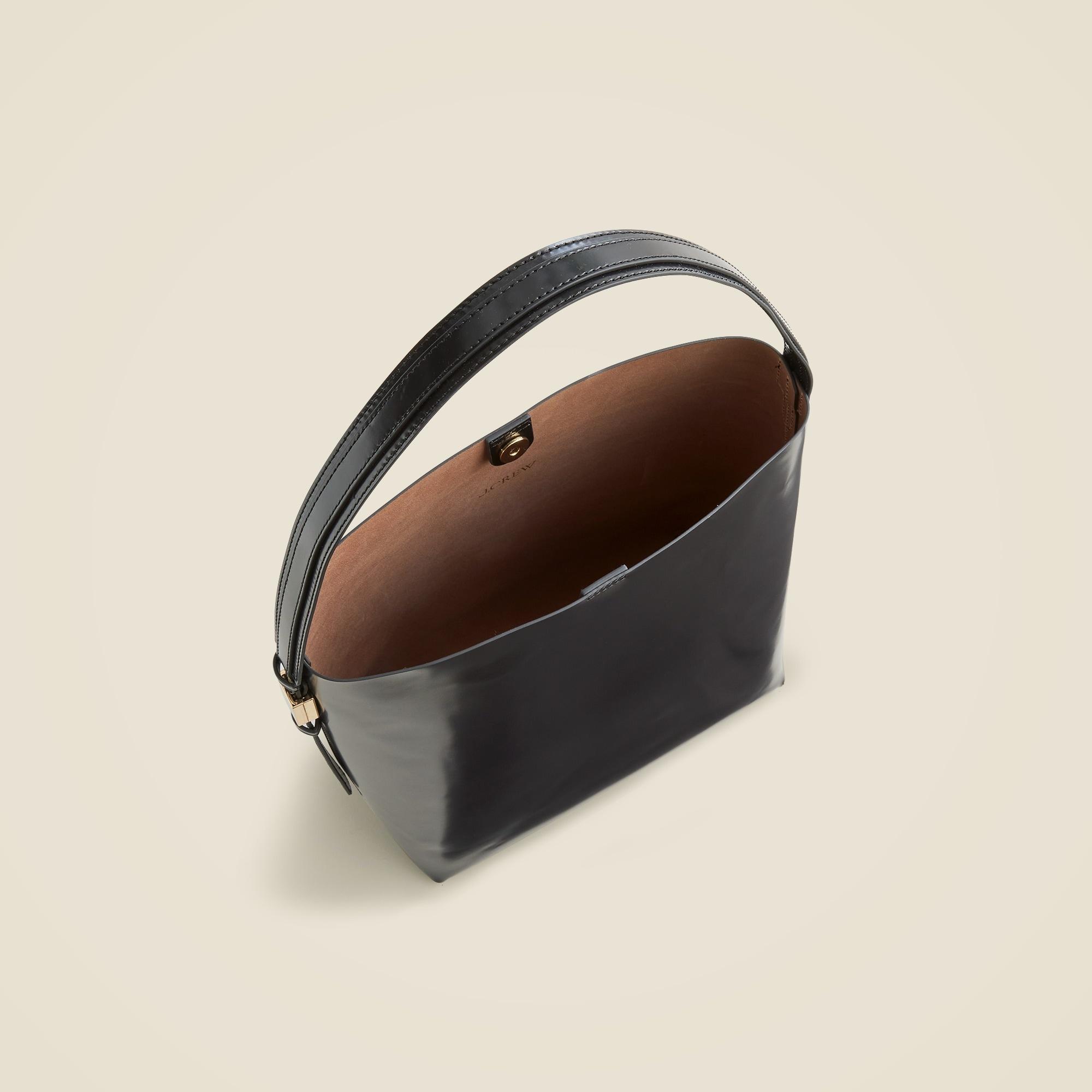 Edie bucket bag in Italian leather Product Image
