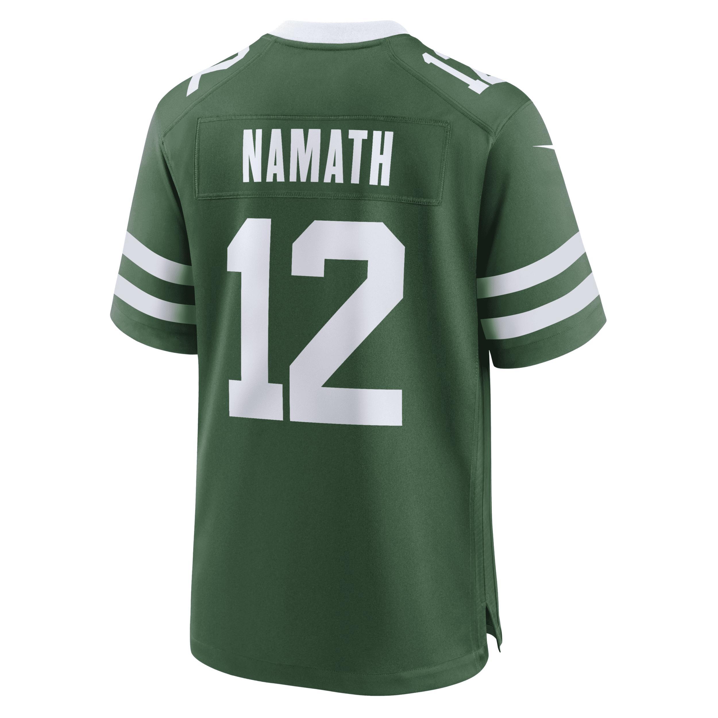 Men's Nike Joe Namath Legacy Green New York Jets Game Jersey, Size: XL Product Image