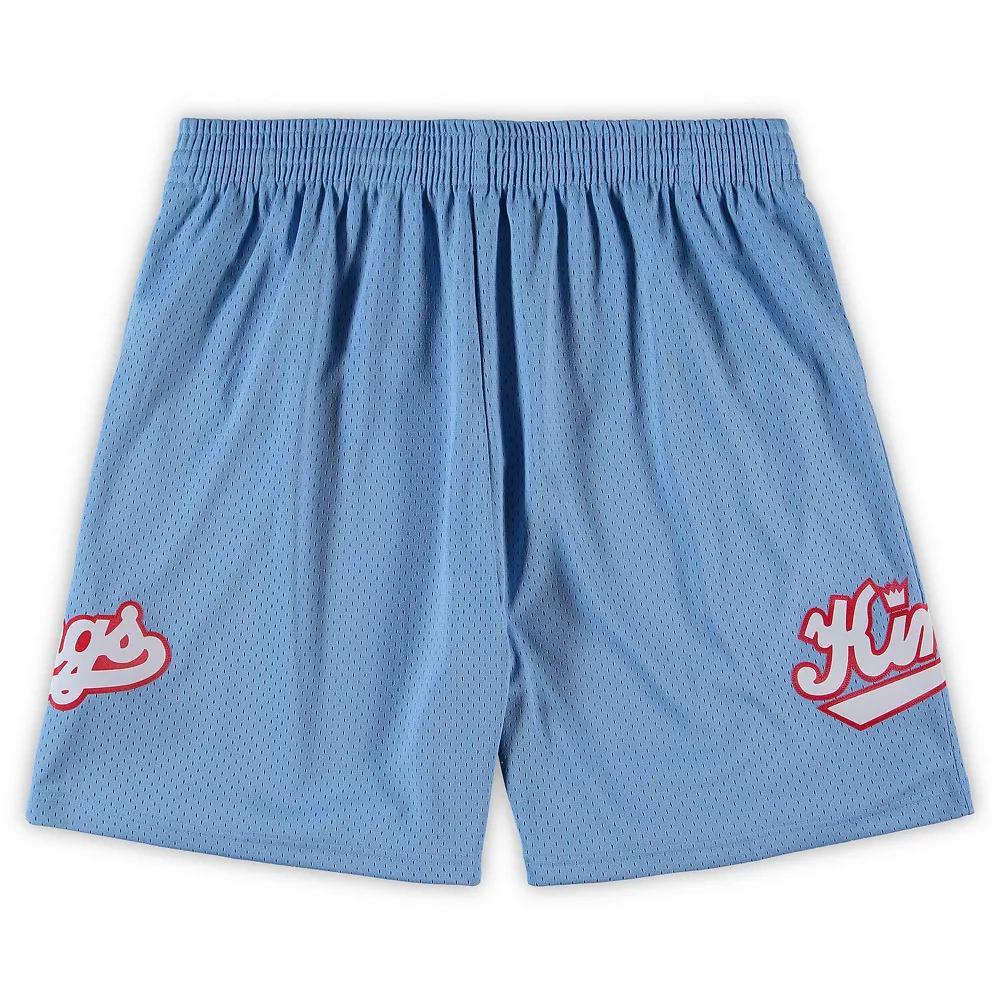 Men's Mitchell & Ness Light Blue Sacramento Kings Big & Tall Hardwood Classics Team Swingman Shorts, Size: XLT, Kng Light Product Image