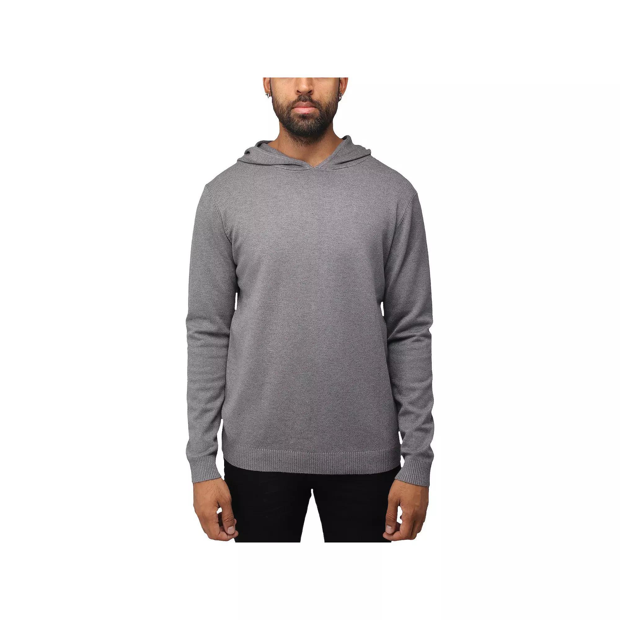 Men's Xray Slim-Fit Hooded Sweater, Size: Large, Grey Product Image