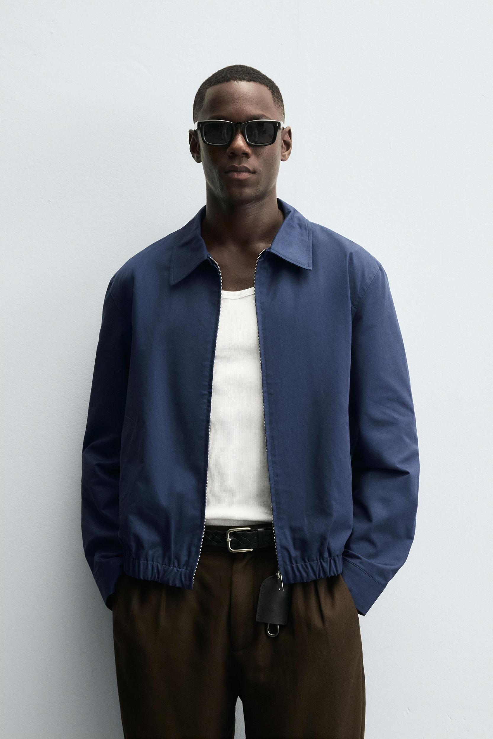 REGULAR FIT COTTON JACKET Product Image