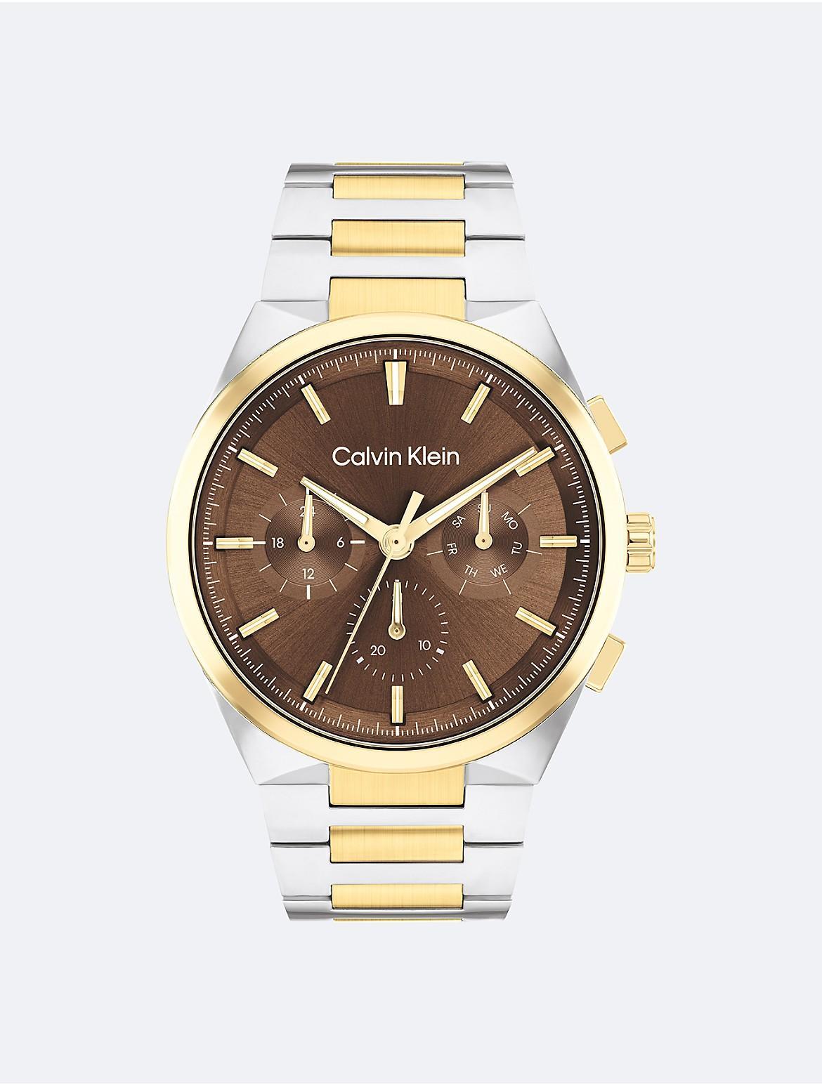 Calvin Klein Mens Multifunction H-Link Bracelet Watch - Blue Product Image