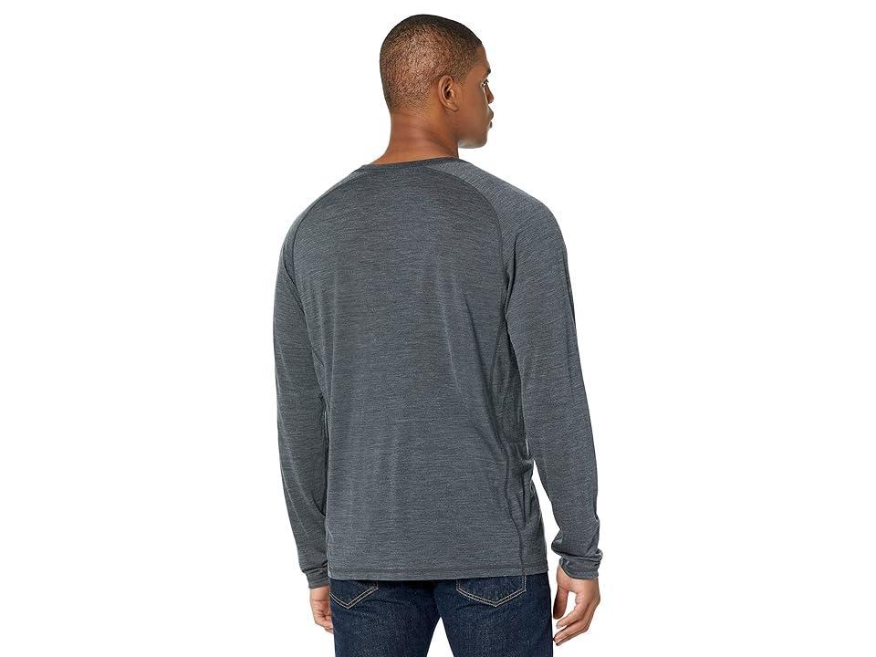 Smartwool Active Ultralite Long Sleeve (Charcoal Heather) Men's Clothing Product Image