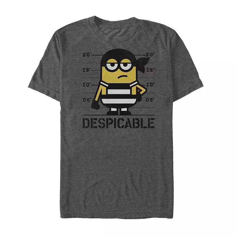 Mens Despicable Me 3 Minion Tee Grey Heather Product Image