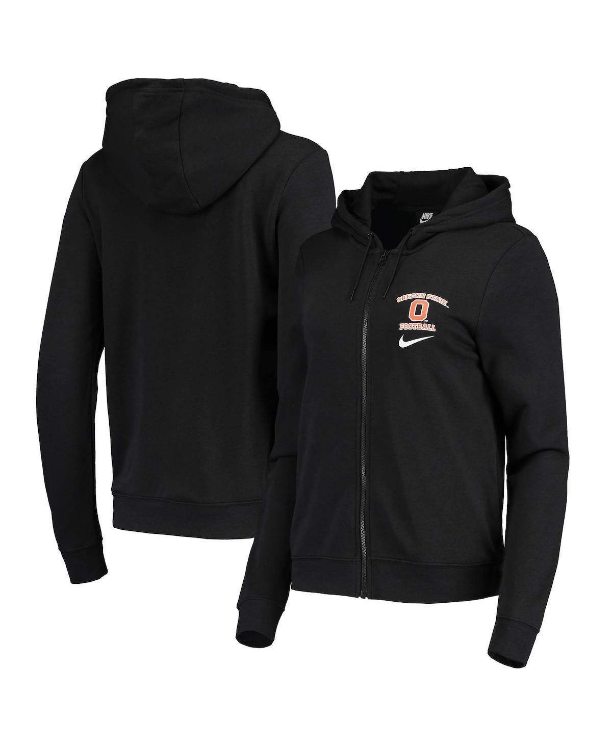 Women's Nike Black Oregon State Beavers Varsity Fleece Full-Zip Hoodie, Size: XS Product Image