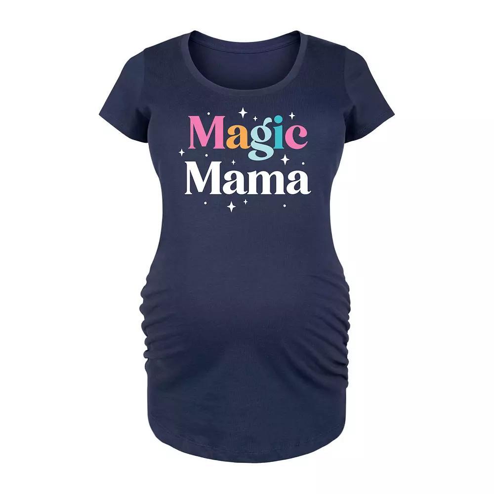 Maternity Peanuts Snoopy & Woodstock Heart Graphic Tee, Womens Blue Product Image