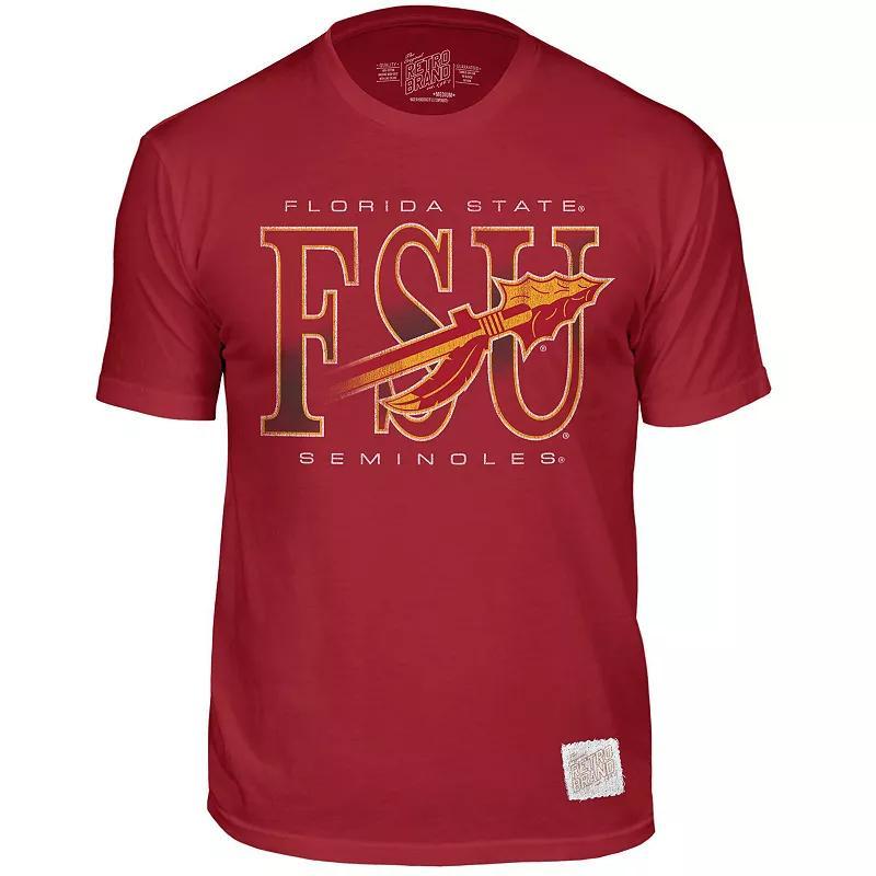 Men's Original Retro Brand  Garnet Florida State Seminoles Retro T-Shirt, Size: Medium, Red Product Image