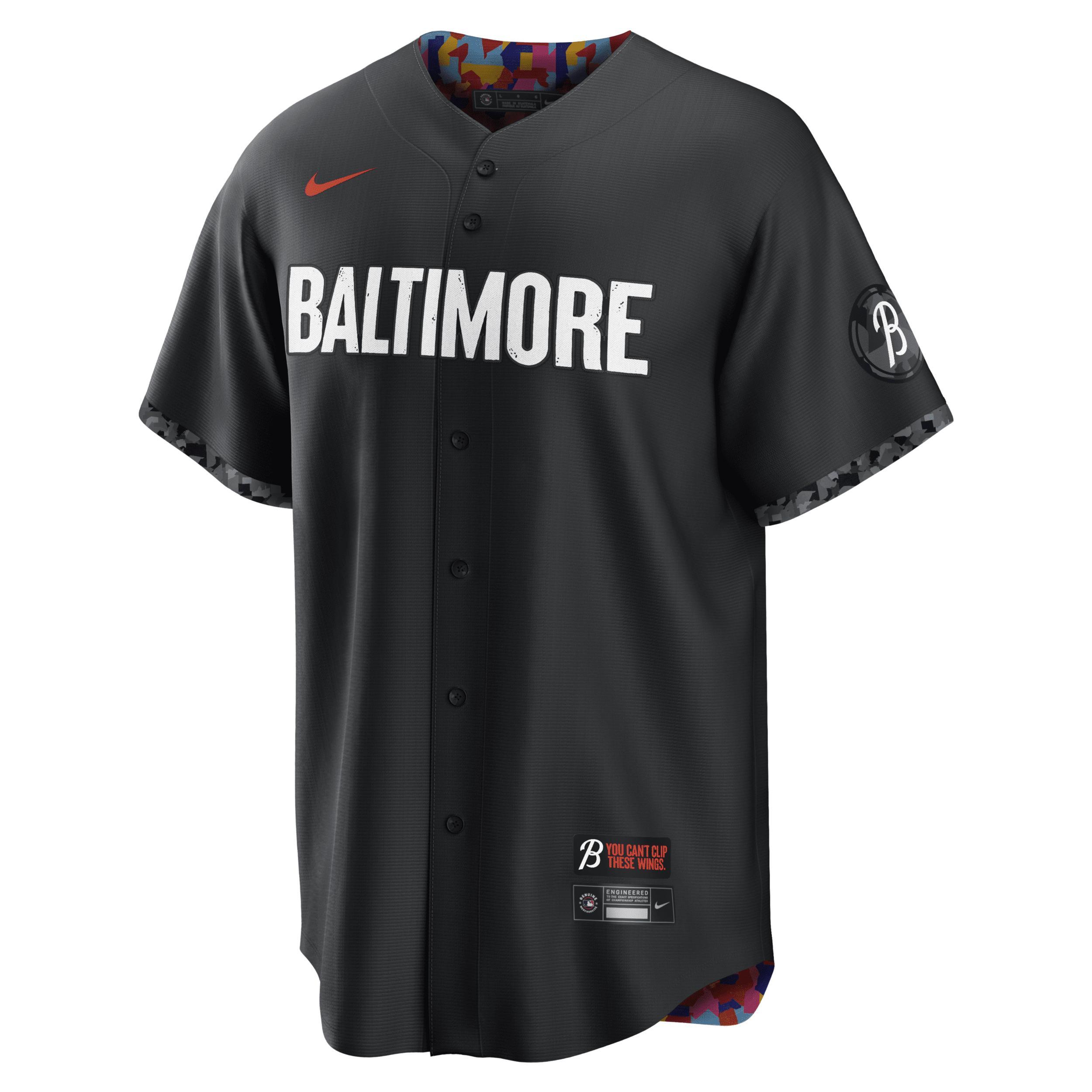 Men's Nike  Black Baltimore Orioles 2023 City Connect Replica Jersey, Size: Medium Product Image