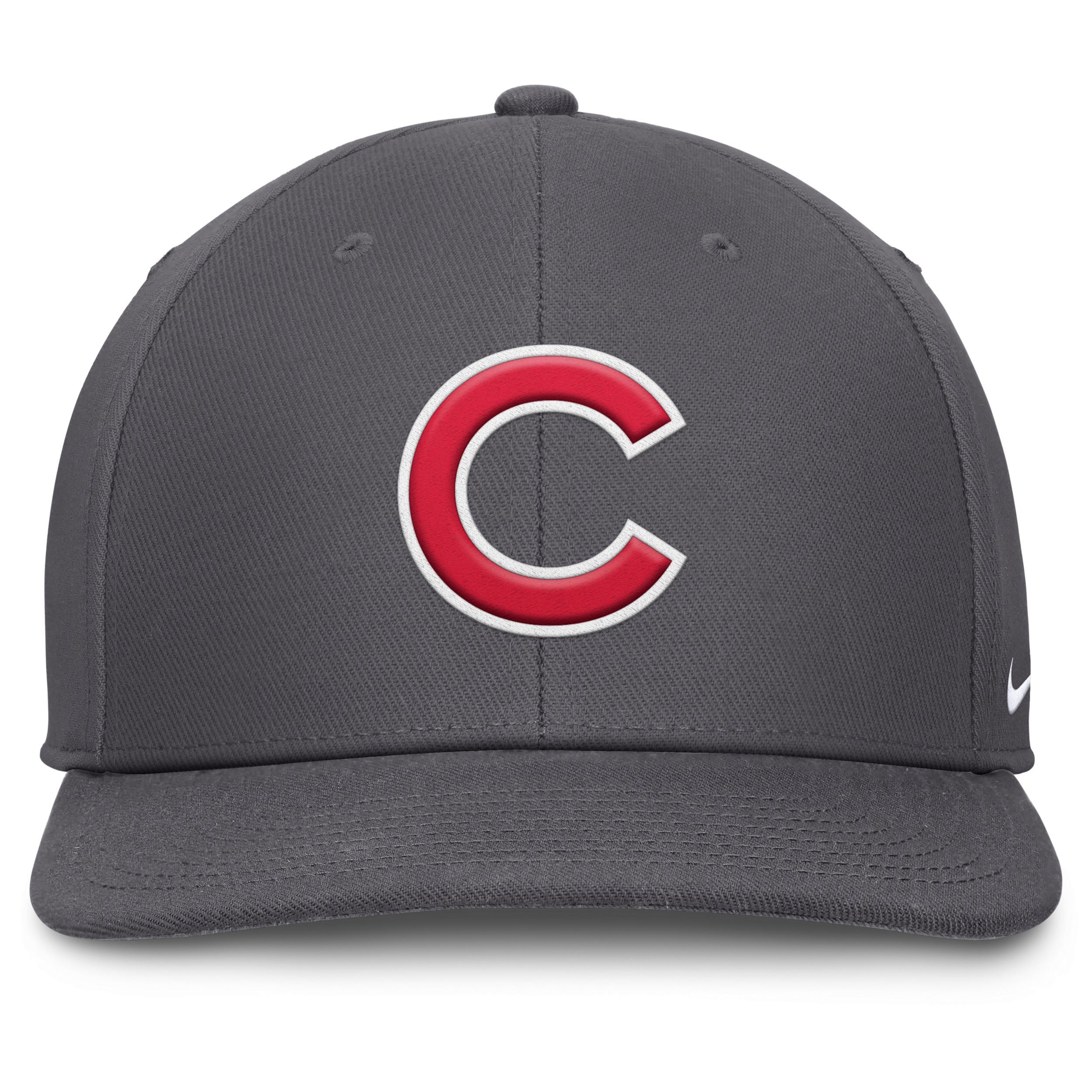 Men's Nike Gray Chicago Cubs Pro Performance Snapback Hat, Size: Medium/Large, Grey Product Image