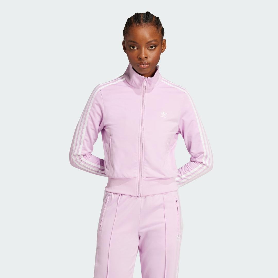 adidas Adicolor Classics Firebird Track Jacket Green XS Womens Product Image
