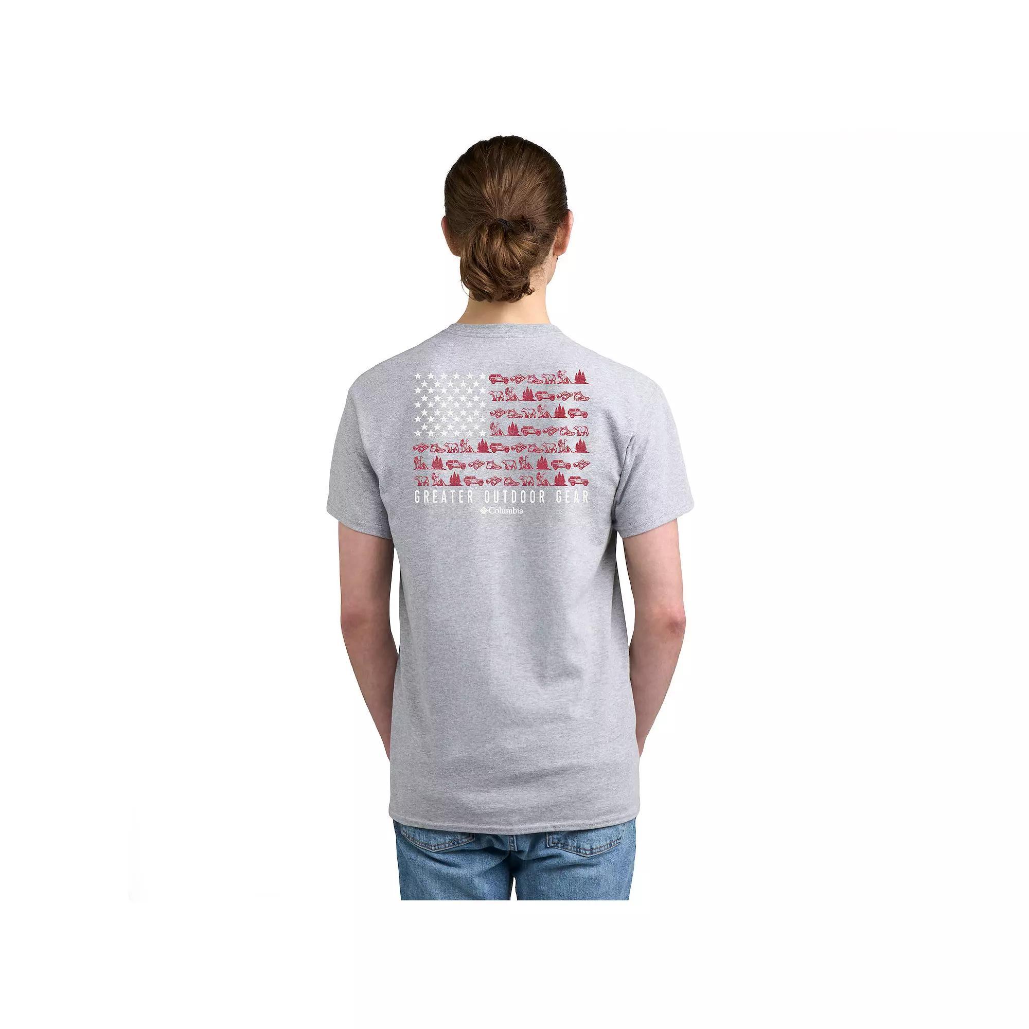 Mens Columbia Short Sleeve Graphic Tee Product Image