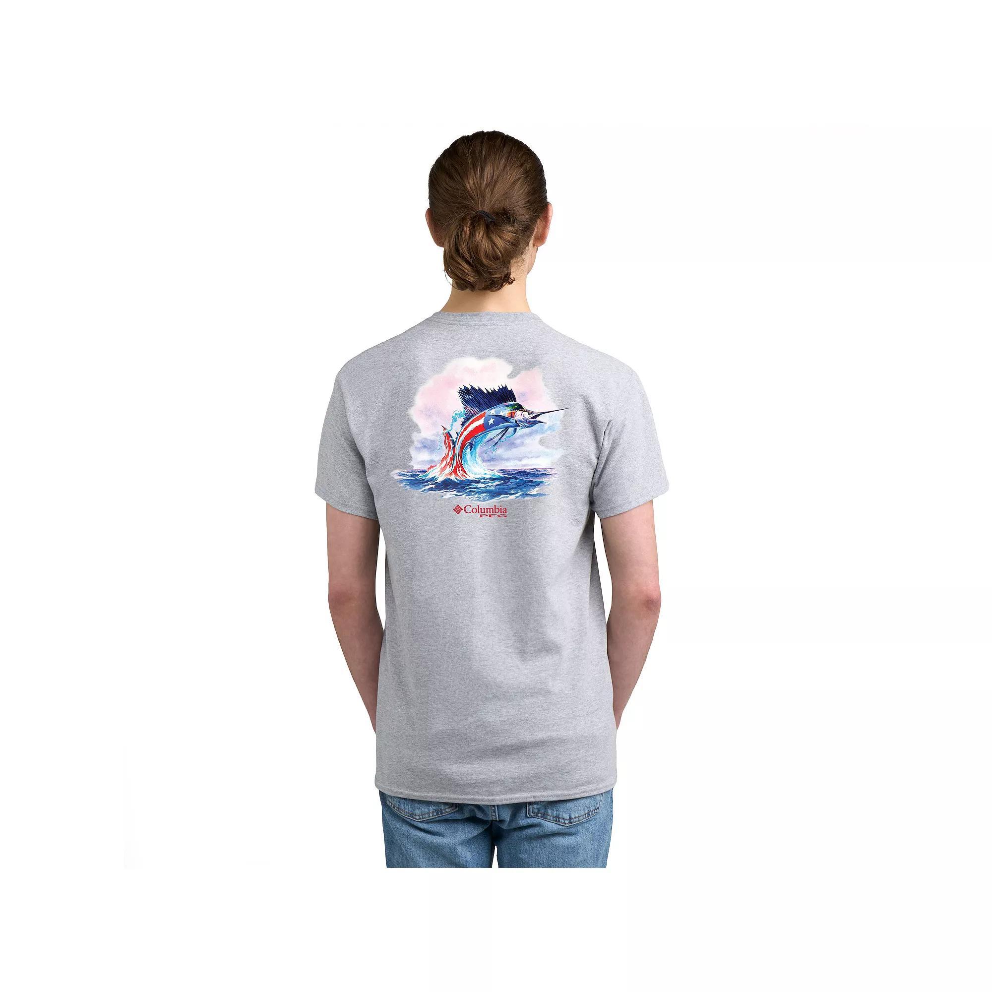 Mens Columbia PFG Short Sleeve Graphic Tee Product Image