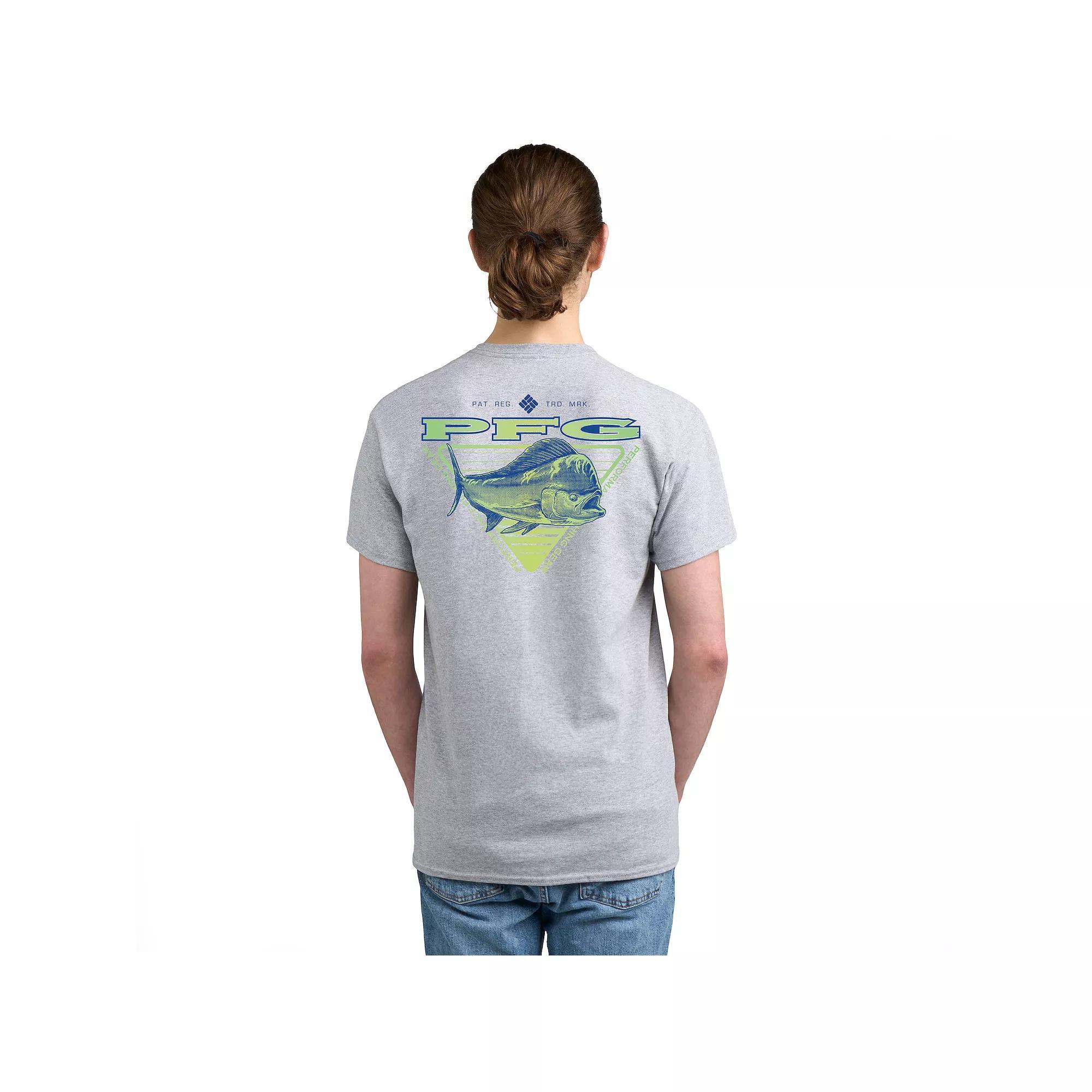 Mens Columbia PFG Performance Fishing Gear Short Sleeve Graphic Tee Product Image