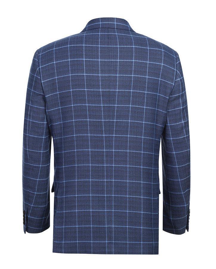 (38S) Regular Fit Blue Blazer Product Image